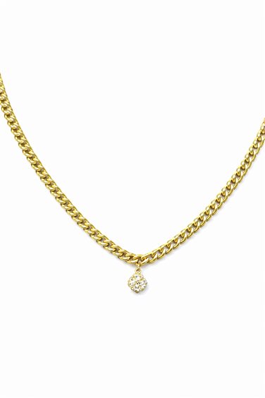 Collana Cianfrone Gioielli Donna in Argento JZCL.643-QUADRIFOGLIO-PAVIE - JZCL.643-QUADRIFOGLIO-PAVIE